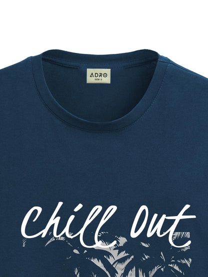 ADRO Mens Nature Graphic Tshirt - Premium Cotton T-Shirt with Stunning Nature Design - Best for Outdoor Enthusiasts Print Teal T
