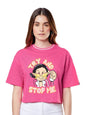 The Souled Store|Official Popeye: Try and Stop Me Women and Girls T-Shirts|Half Sleeve|Loose Fit Graphic Printed|Round Neck 100%