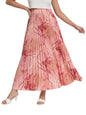 Kzully Crepe WomenS Skirts Maroon