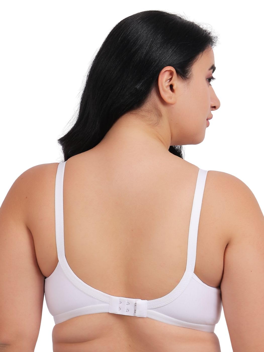 Fabme WomenS Cotton Non-Padded Wire Free Maternity Bra White