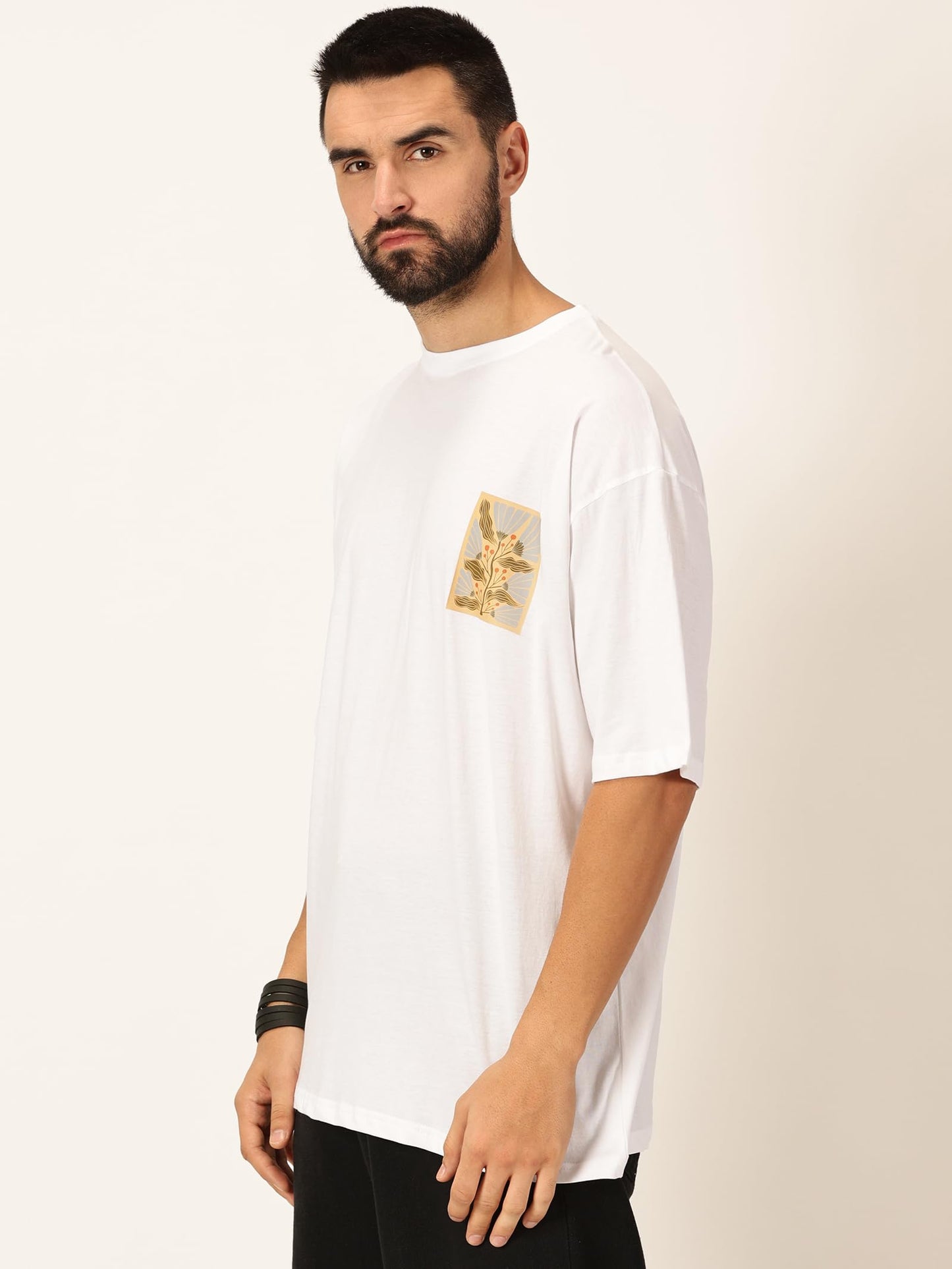 Thomas Scott Mens Oversized Fit T-Shirt (TSKOversized_White Summer