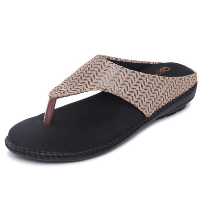 Ortho Joy Extra-Soft Doctor Slippers For Women (Brown)