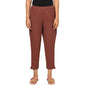 Fabindia Women Firdaus Slim Fit Cropped Pant Cotton_S Rust