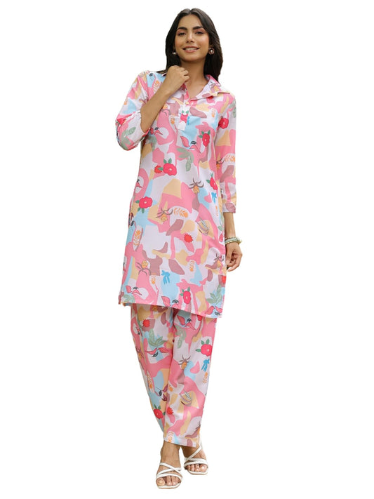 OM SAI LATEST CREATION Co ord Set for Women | Summer Co ord Set for Women | Formal Co ord Set for Women | Full Pair Set | Women Co ord Set