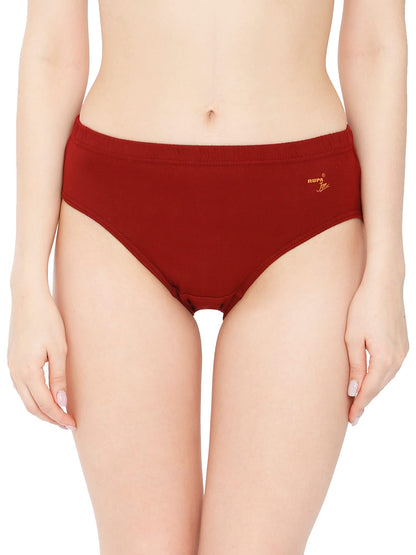Rupa Womens Cotton Briefs Regular Solid Underwear (Pack of 5) (PL_PTY_PO5_Plain