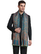 Weavers Villa Mens Acro Wool Blended Shawl - Handloom Woven Paisley Pattern - Stoles for Men - Gents Shawls - Soft & Warm Wrap