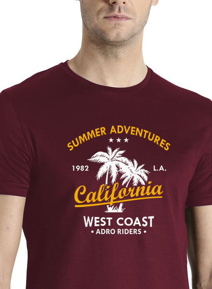 ADRO Summer Adventures California Mens Printed T-Shirt (S)