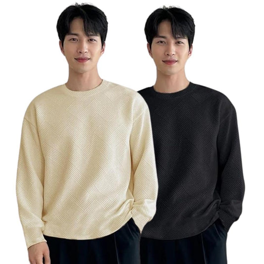 Greciilooks Solid Regular Fit Plain Casual Stylish Latest | Full Sleeve T Shirt For Men (Available In Plus Size And Combo Pack O
