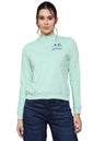Allen Solly Women Regular Fit Printed Casual Cotton Polyester T-Shirt