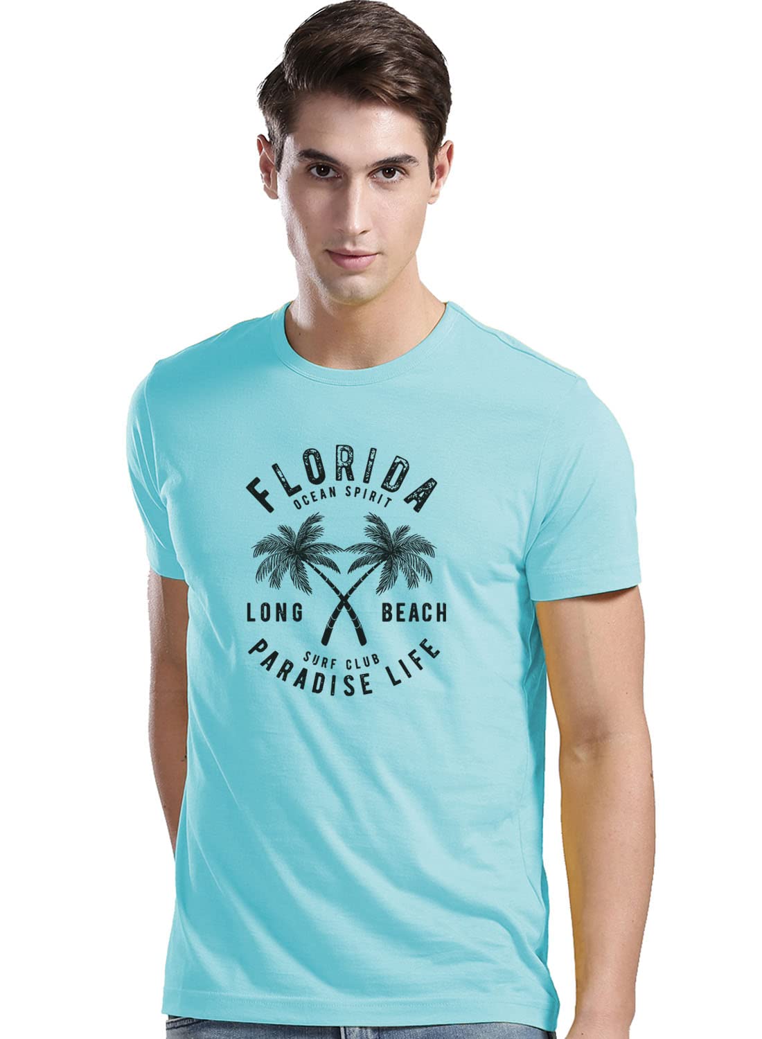 ADRO Florida Paradise Life Mens Printed T-Shirt