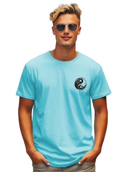 ADRO T-Shirts for MenChest Printed T-Shirt for MenCotton Tshirt for Men|RN24-STICK-YONG-MI