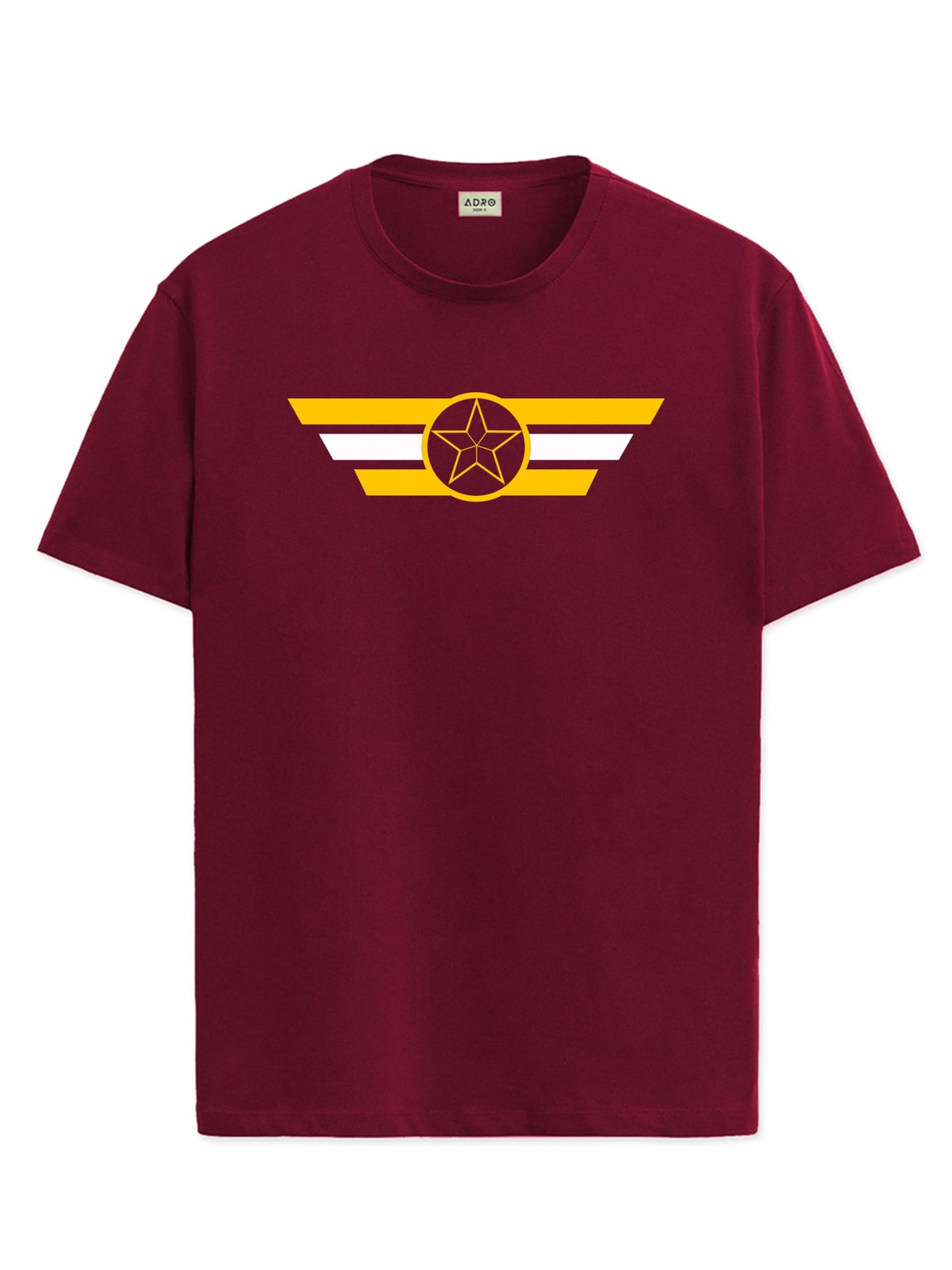 ADRO Tshirt for Men | Printed T Shirt for Men | 100% Cotton T-Shirt |Printed T Shirt | T-Shirts | RN24-CAP-MR