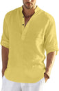 Bellstone MenS Solid Regular Fit Shirt (Kurta800_P_Yellow