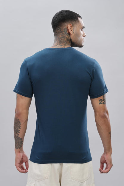 ADRO V-Neck T Shirt for Men, 100% Cotton Vneck Tshirt is Ideal for Casual wear, Workouts and Loungewear, Adding a Stylish Touch.