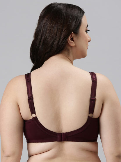 Enamor A112 Smooth Super Lift Classic Bra - Stretch Cotton Non-Padded Wirefree Full Coverage