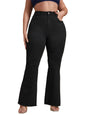 Kotty Womens High Rise Regular Fit Solid Jeans Jet Black