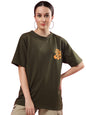 Rigo Terry Printed Oversized T-Shirt for Women | Drop Shoulder, Half Sleeves T-Shirt for Women | Oversized Baggy Fit T-Shirt for