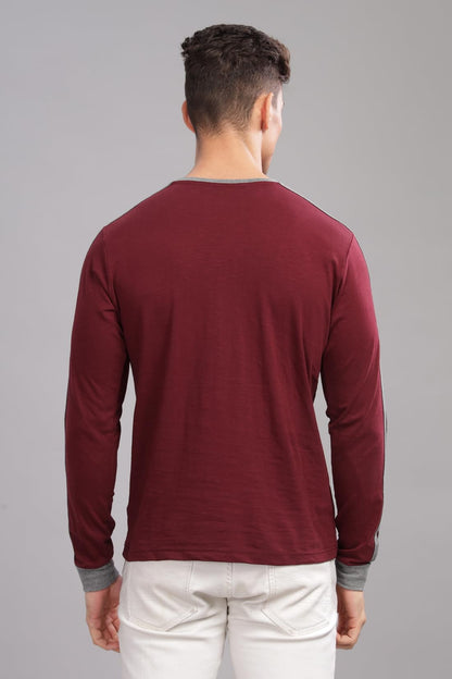 ADRO Full Sleeve Tshirt for Men | Full T Shirt for Men | 100% Slub Cotton Tshirt | Full Sleeve T-Shirt | Mens Full Sleeves T Shi