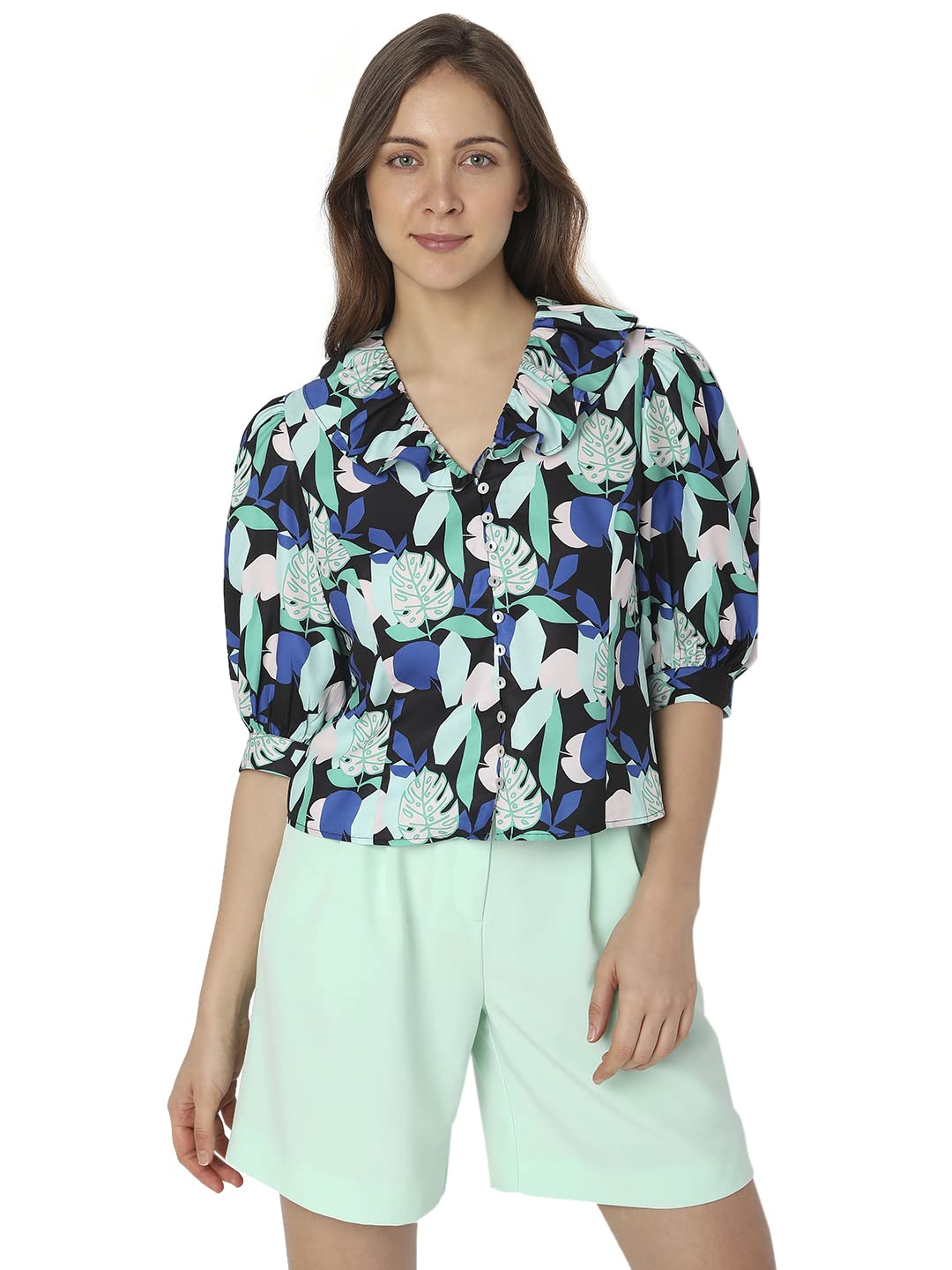 Vero Moda Regular Shirt (153841001_Black_Xl)