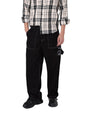 The Indian Garage Co Mens Relaxed Straight Fit Solid Mid-Rise Jeans