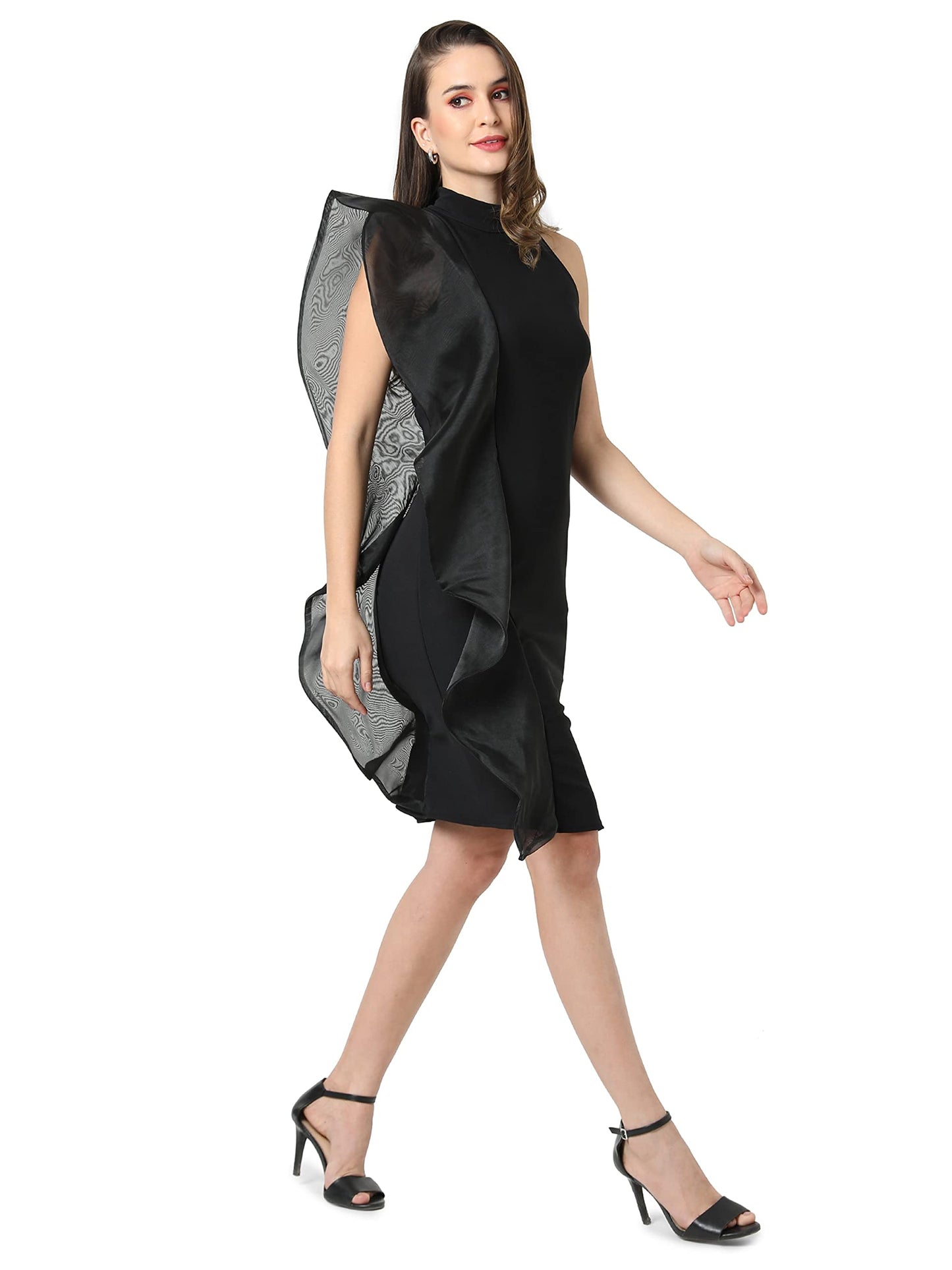 Campus Sutra Women'S Knee-Length Fit And Flare Dress (Ssmr22_Cswssdr5012)