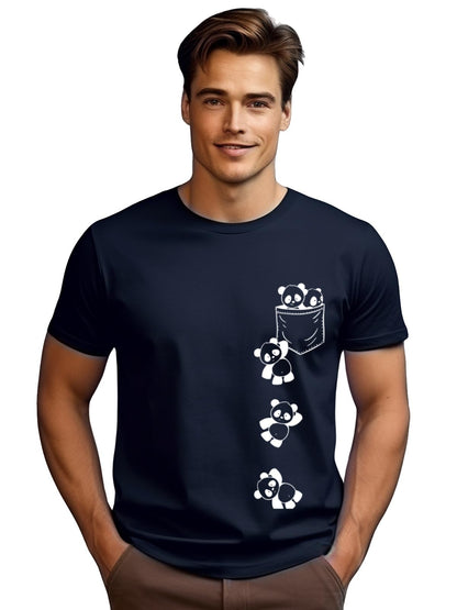 ADRO Tshirt for Men | Printed T Shirt for Men | 100% Cotton T-Shirt |Printed T Shirt | T-Shirts | RN24-POC