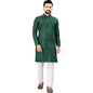 Fashion Gallery MenS Stylish Lurex Stripe Straight Knee Length Kurta -| Mens Kurta| Ethnic Wear | Lurex Fabric Kurta For Men (M