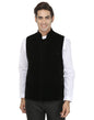 Wintage Men'S Velvet Bandhgala Festive Black Nehru Jacket Waistcoat