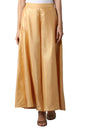 Aurelia WomenS Gold Solid Sharara Ethnic Bottomwear