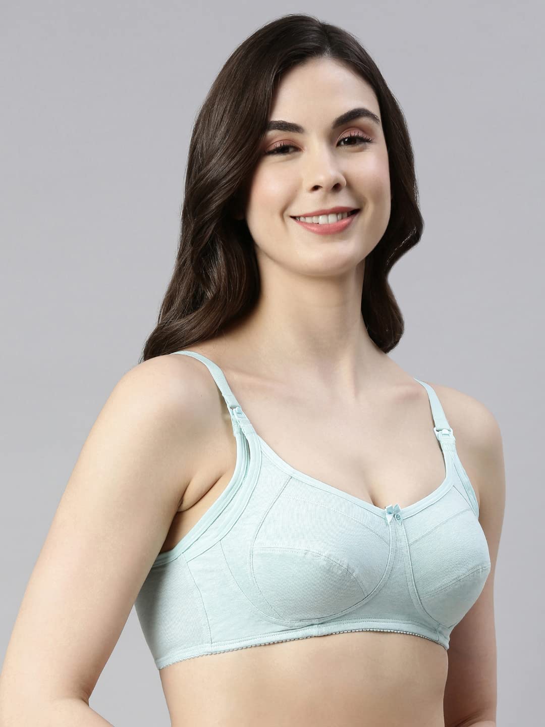 Enamor MT02 Sectioned Lift & Support Nursing Bra - Non-Padded, Wirefree & High Coverage