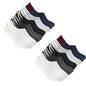 Xjarvis No Show Loafer Socks For Men Combo, Made With Breathable, Moisture Absorbing & Anti Odour Combed Cotton With Anti Slip G