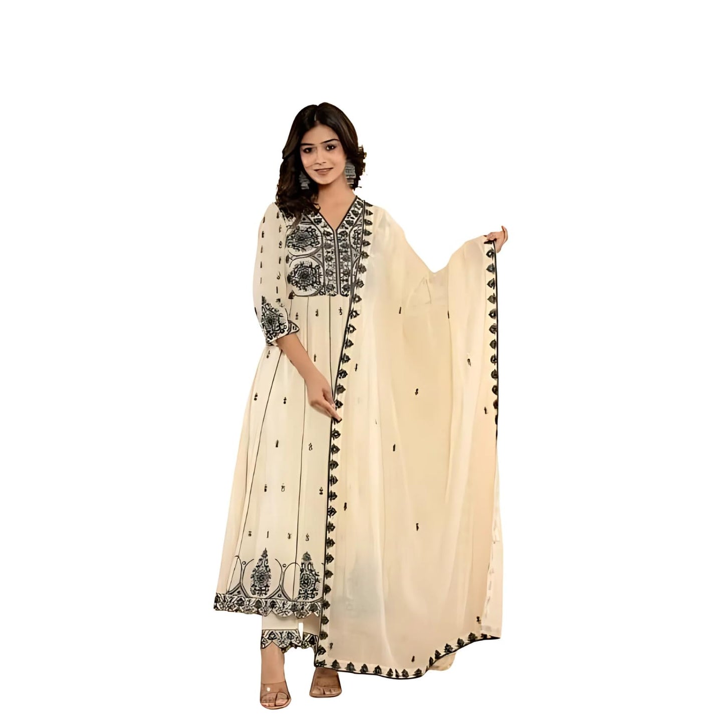 Varanga WomenS Cotton Straight Salwar Suit Set  Comfortable, Elegant, And Stylish Traditional Wear For Every Occasion