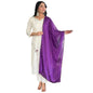 Naixa WomenS Off White Viscose Rayon Embroidered And Printed Straight Kurta With Viscose Rayon Pant And Chinon Dyed Dupatta Set