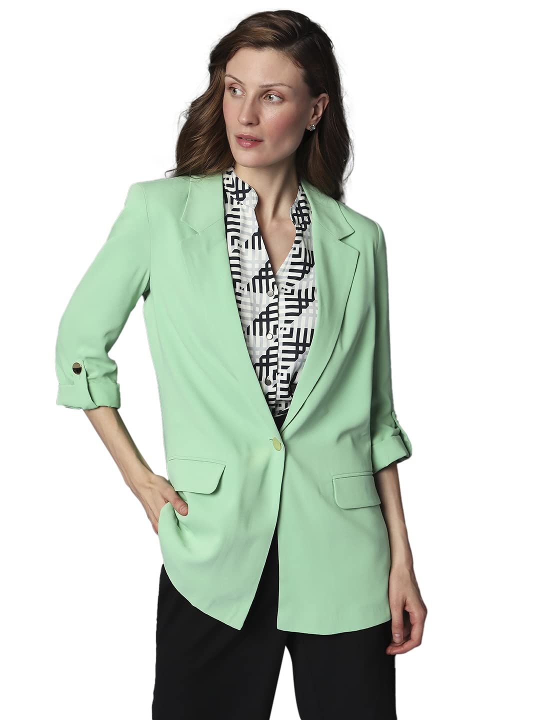 Vero Moda Regular Blazer (132877001_Limeade_S)