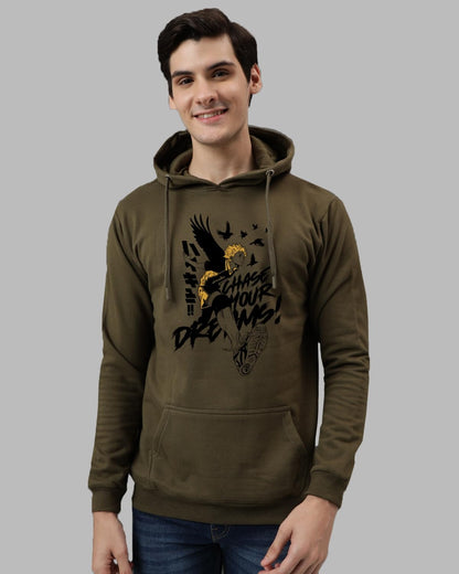 ADRO Hoodies for Men | Printed Hoodie for Men | Cotton Hoodie | Luffy Hoodie Gear 5 | Sweatshirt for Men | Anime Hoodie | H24-DR