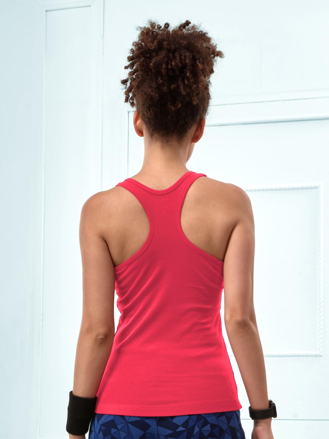 Lyra WomenS Stretchable Premium Cotton Racerback Tank Top