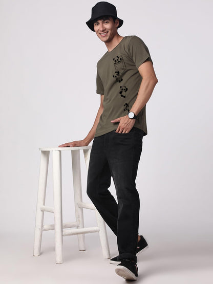 ADRO Tshirt for Men | Printed T Shirt for Men | 100% Cotton T-Shirt |Printed T Shirt | T-Shirts | RN24-POC