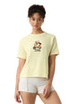 The Souled Store Textured T-Shirt: On My Way to Overthink Women and Girls Short Sleeves Round Neck Off White Embroidered Cotton