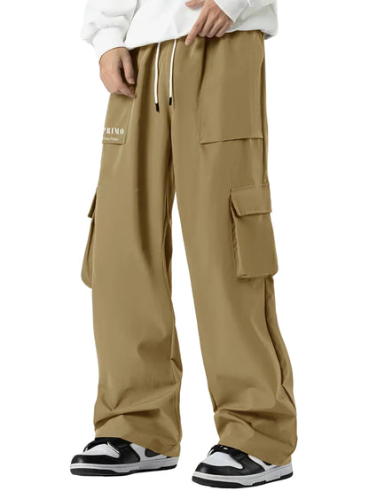 Indoprimo Regular Casual Pants (Miami-Cargo Men_Cream