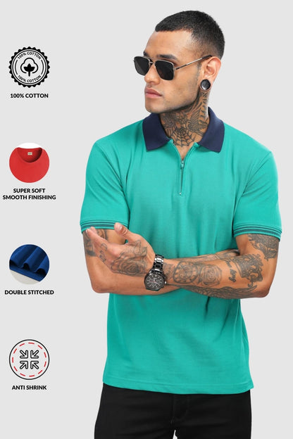 Adro Polo T Shirt for Men | Plain Polo T-Shirt | 100% Cotton Polo Tshirt | Regular Fit Polo| Available in Plus Size Polo| PN24-Z