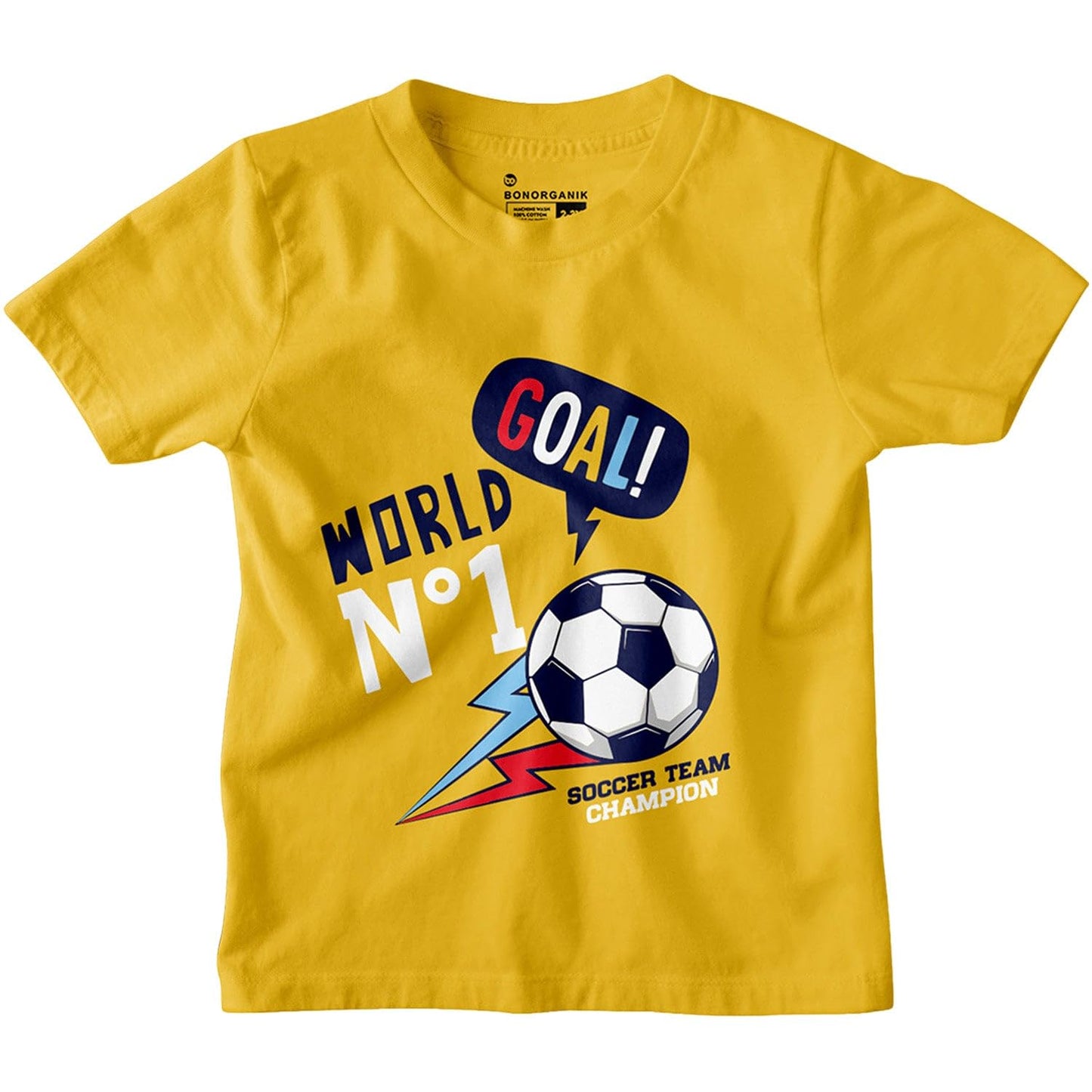 Bon Organik Boys Regular Fit T-Shirt (BON15059_Multi
