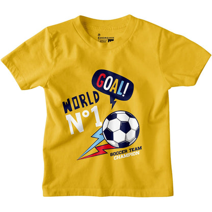 Bon Organik Boys Regular Fit T-Shirt (BON15059_Multi