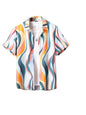 OM SAI LATEST CREATION Mens Shirts || Soft Rayon All Over Printed Shirts for Men || Short Sleeve || Lapel Collar || Button Down