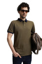 Dennis Lingo MenS Cotton Olive Solid Polo T-Shirt (Solid Polo)