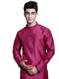 Jompers Mens Solid Dupion Silk Kurta