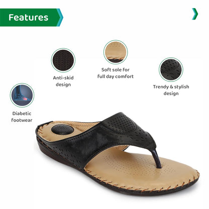 Ortho Joy Doctor Slippers | Soft Fancy Chappal For Women | Comfortable Footwear For Women