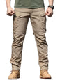 Shasmi Khakhi Mens Durable Comfy, Solid Color, Drawstring Waist, Casual Style, Breathable Fabric, Outdoor, Utility Multi-Pocket