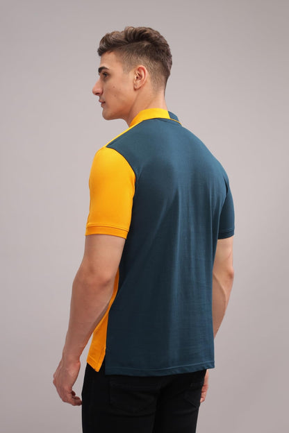 ADRO Regular Fit Polo Tshirt in 100% Cotton Multi Color Polo Also in Plus Size_PN24-L1-SBMUWH