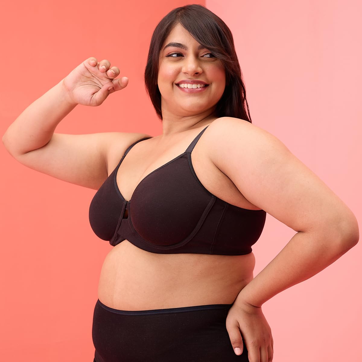 Nykd Everyday Cotton Bra For Women Daily Use, Medium Coverage, Wired, Lightweight-Adjustable Straps Bra - Full Coverage, Nyb263,