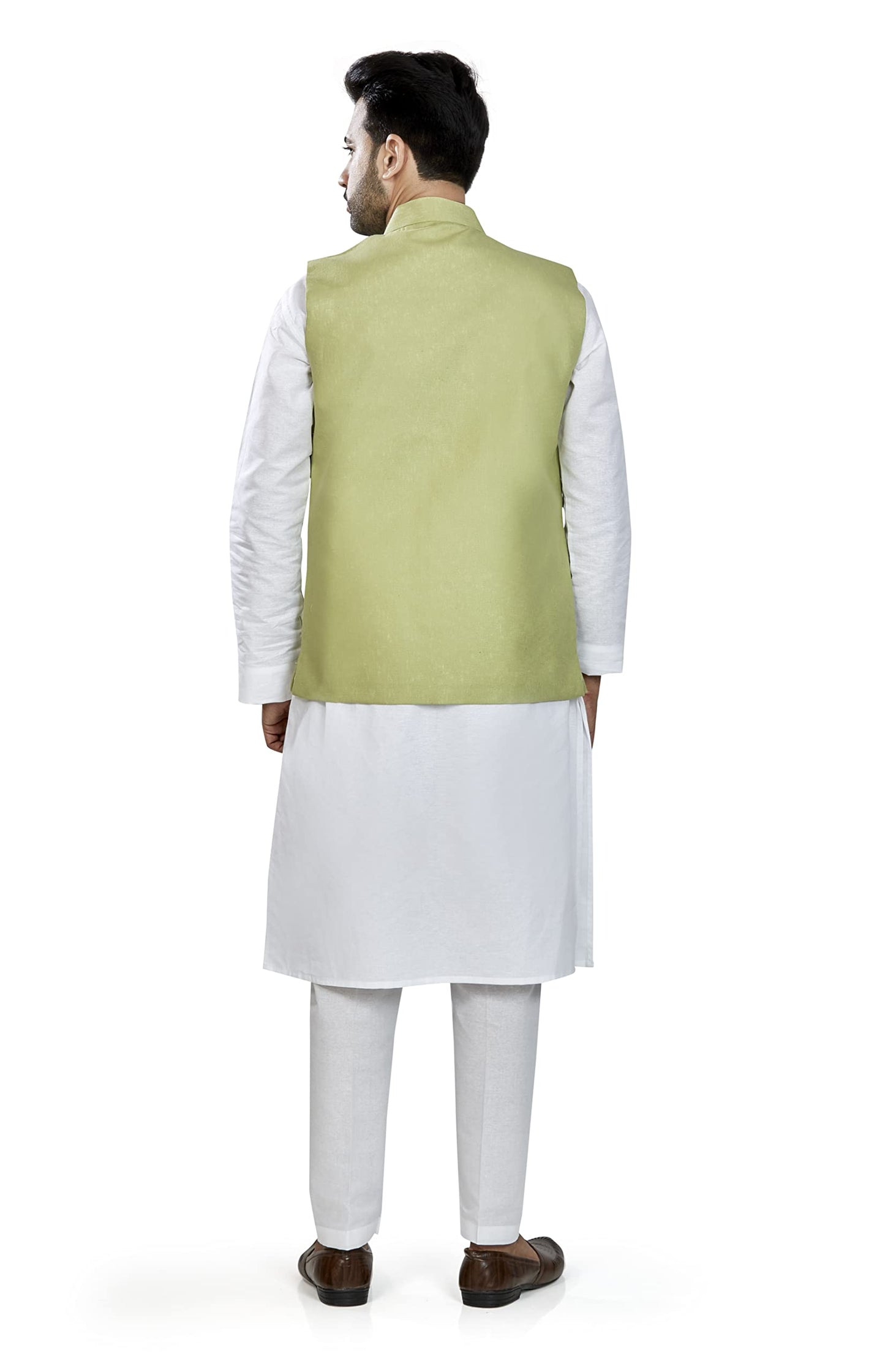 BE ACTIVE Mens Linen Blend Nehru Jacket With Mandarin Collar || Ethnic Koti For Men || Men Koti Formal|| Men Koti Wedding (RFKT